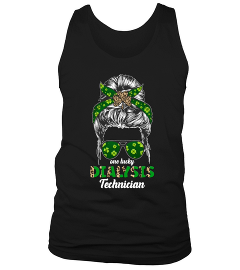 Dialysis Technician One Lucky Dialysis Nephrology Tank Top Unisex