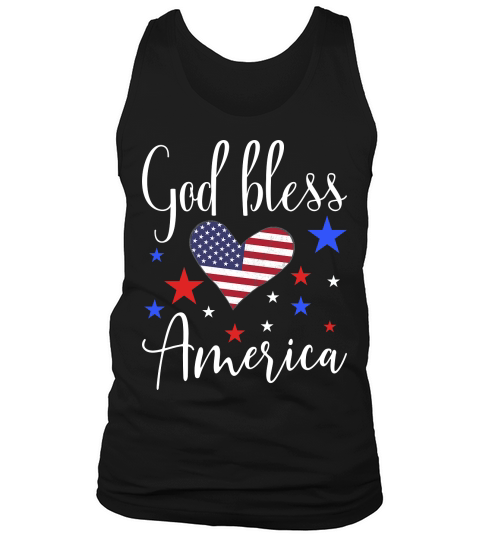God Bless America 4th of July Tank Top Unisex