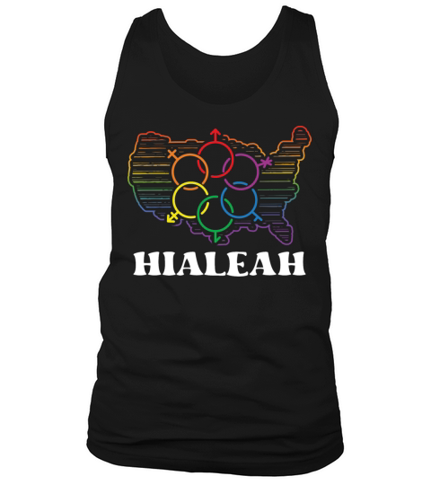 Hialeah Pride Month Pride Flag LGBT Community LGBT Tank Top Unisex