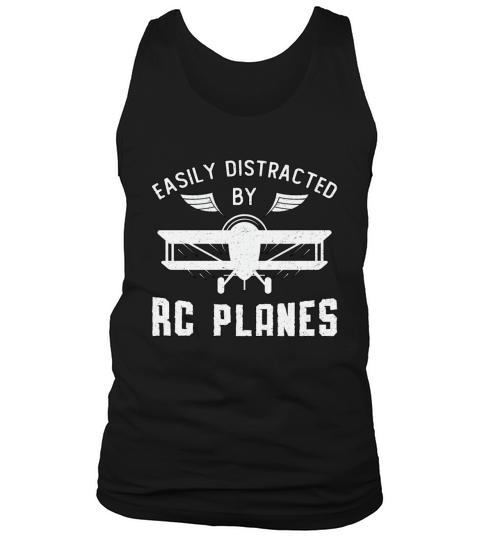 RC Plane Aircraft Easily Distracted By RC Planes Tank Top Unisex