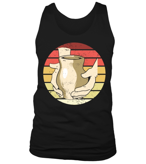Retro Vintage Pottery Ceramics Pottery Lover Tank Top Unisex