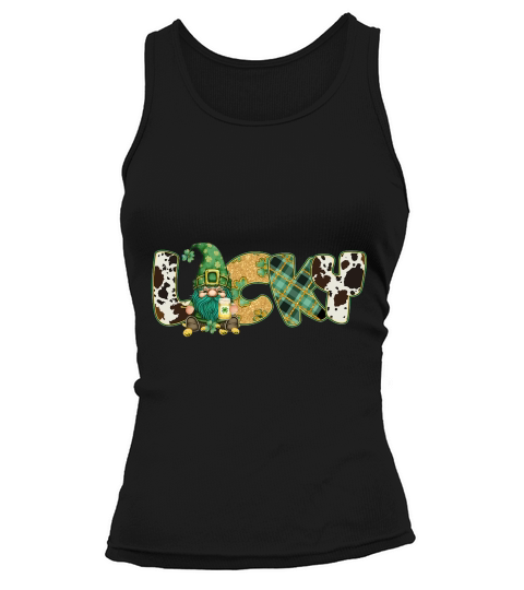 St Patricks Day Gnome Tank top Woman