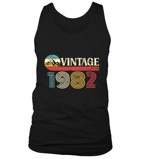 Funny Birthday Born in 1982 Limited Edition Tank Top Unisex