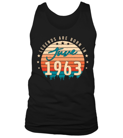 Legends Born 1963 June Tank Top Unisex