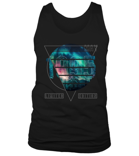 Limited Edition 1995 May Birthday Polar Lights Tank Top Unisex