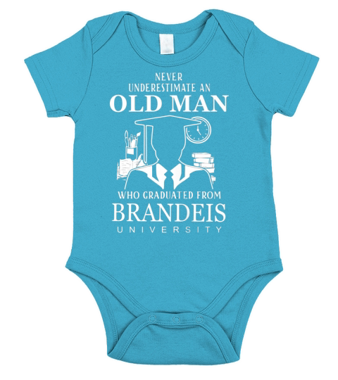 Brandeis University Short Sleeve Baby One-Piece