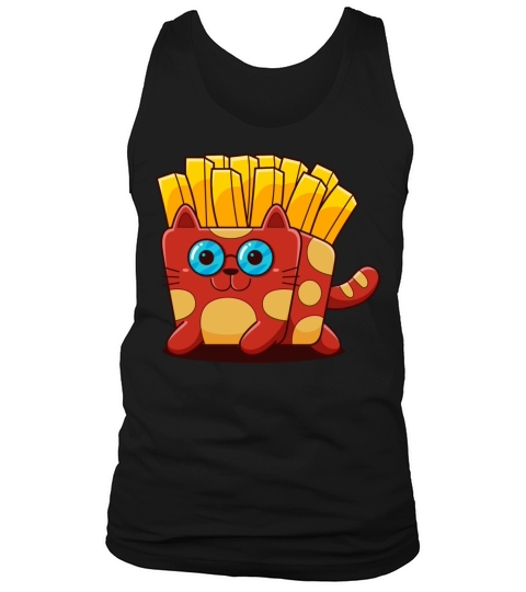 Cat French Fries Tank Top Unisex