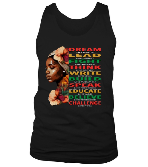 Melanin Black History Month Juneteenth African Pri Tank Top Unisex