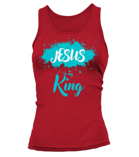 JESUS is my King Tank top Woman