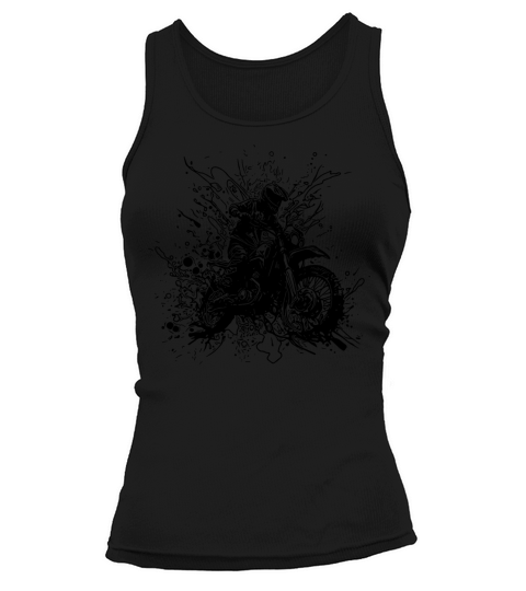 Motorcycle Offroad Racing Slippery Floor Splash Tank top Woman