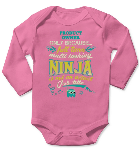 PRODUCT OWNER Long Sleeve Baby One-Piece