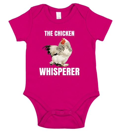 THE CHICKEN WHISPERER SHIRT  FUNNY FARMER TSHIRT Short Sleeve Baby One-Piece