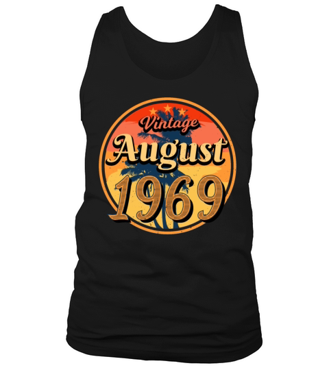 Retro 1969 August Tank Top Unisex