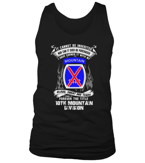 10th mountain division Tank Top Unisex