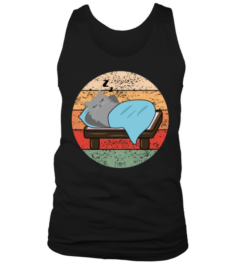 Cat Retro Design Cat Lovers Gift Idea Tank Top Unisex