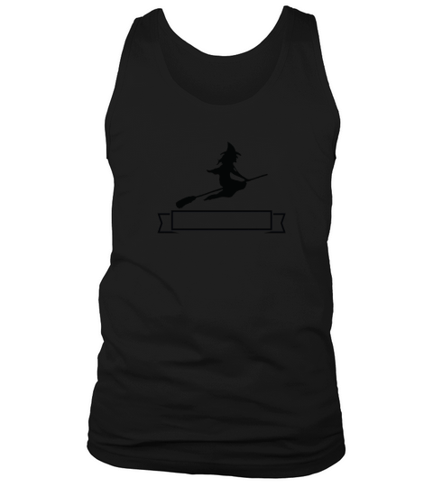 HALLOWEEN BADGE WITCH FLY Tank Top Unisex