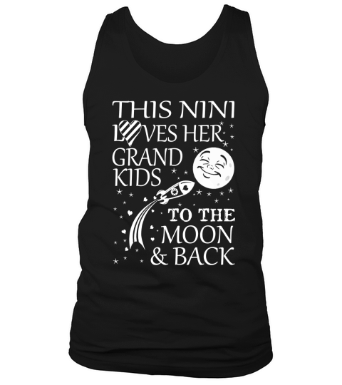 THIS NINI loves her grandkids to the moon and back Tank Top Unisex