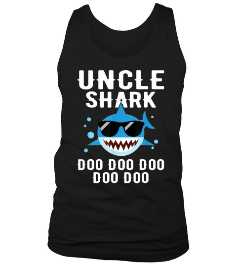 Uncle Shark Doo Doo Doo Tank Top Unisex