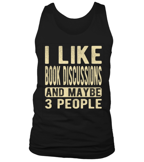 Book Discussions Saying Tank Top Unisex