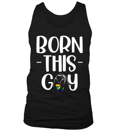 Born This Gay Sexual Diversity Gay Pride LGBTQ Tank Top Unisex