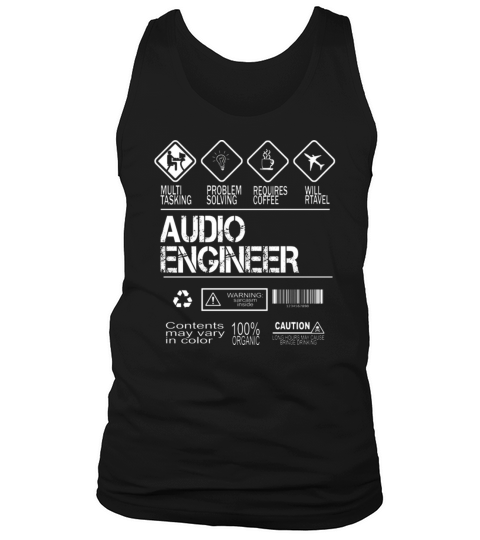 Audio engineer Tank Top Unisex