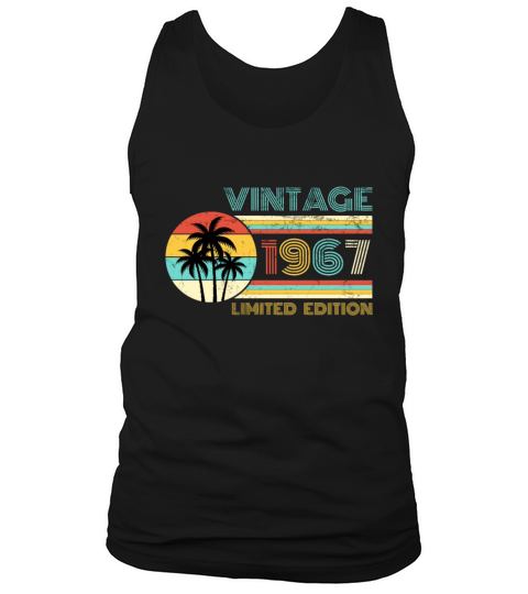Funny Birthday Born in 1967 Limited Edition Tank Top Unisex
