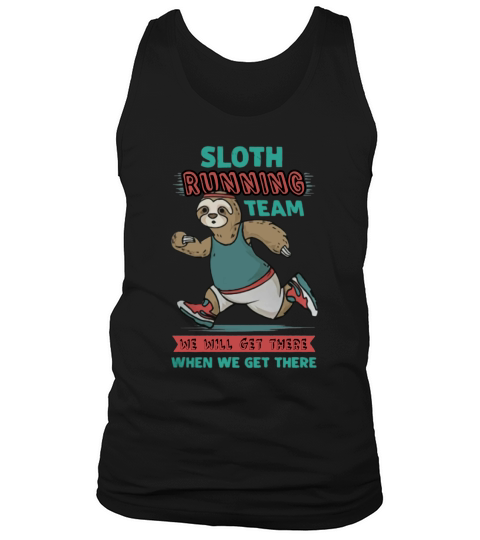 Sloth Running Team Marathon Lovers Tank Top Unisex