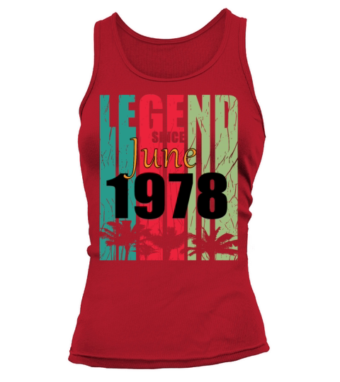1978 vintage born in June gift Tank top Woman