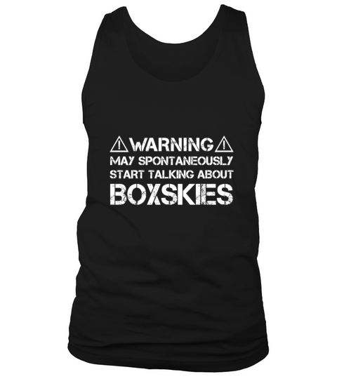 Boxsky Warning Tank Top Unisex