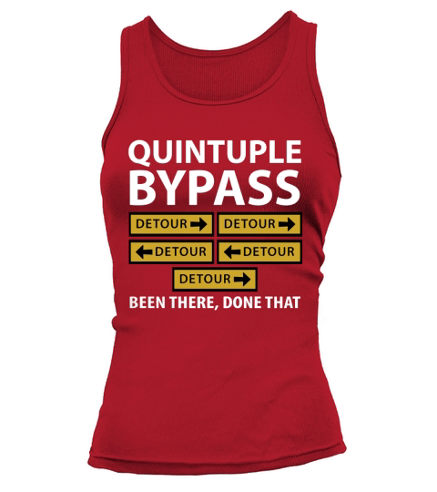 Quintuple Bypass Open Heart Surgery T-Shirt Tank top Woman