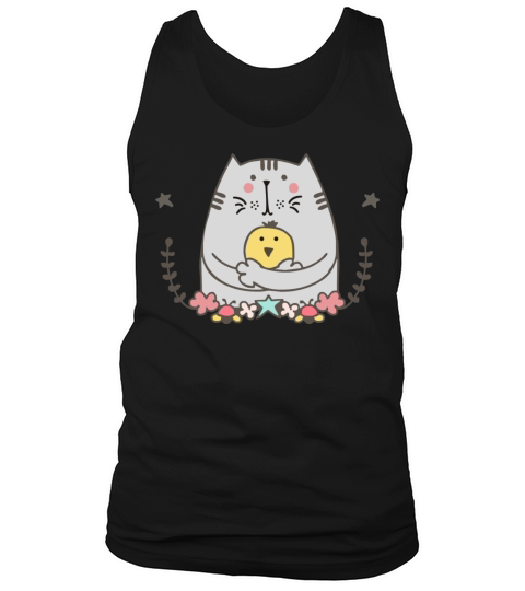 Cat And Bird Tank Top Unisex