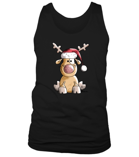 Funny Christmas Reindeer Tank Top Unisex