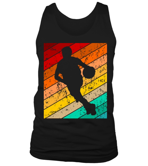 Vintage Retro Basketball Player Tank Top Unisex