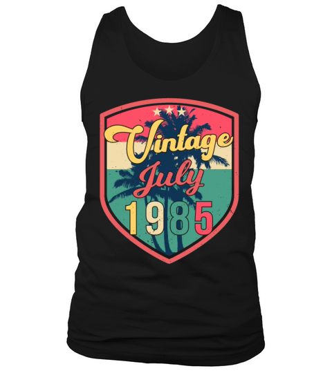1985 July Best Gift Idea Tank Top Unisex