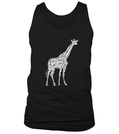 art words GIRAFFE in different languages Tank Top Unisex