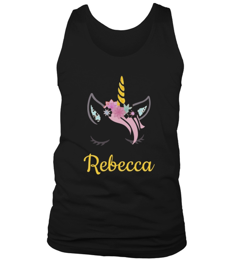Rebecca Unicorn Name for Rebecca Tank Top Unisex