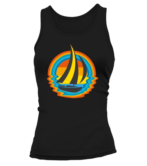 Sailing Boat Captain Sailor Vintage Tank top Woman