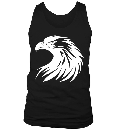 Beautiful Eagle Logo In Tattoo Style Tank Top Unisex