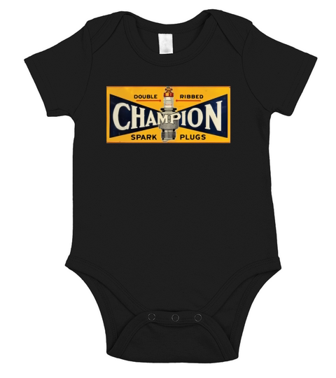 Champion Spark Plugs Vintage shirt Short Sleeve Baby One-Piece