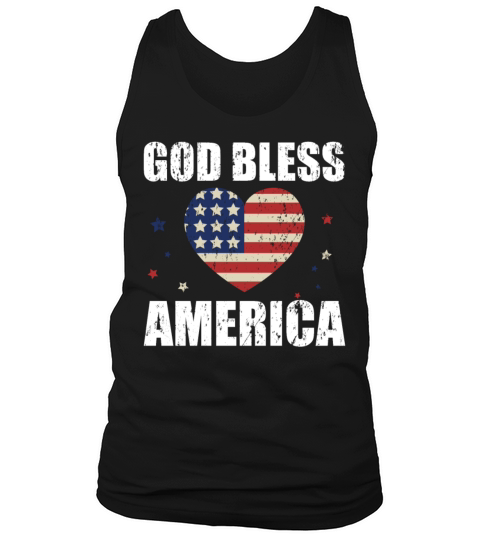 God bless america Tank Top Unisex