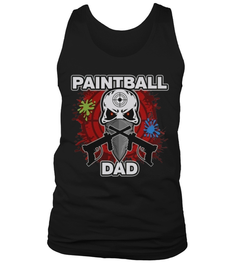 Paintball Dad Skull Tank Top Unisex