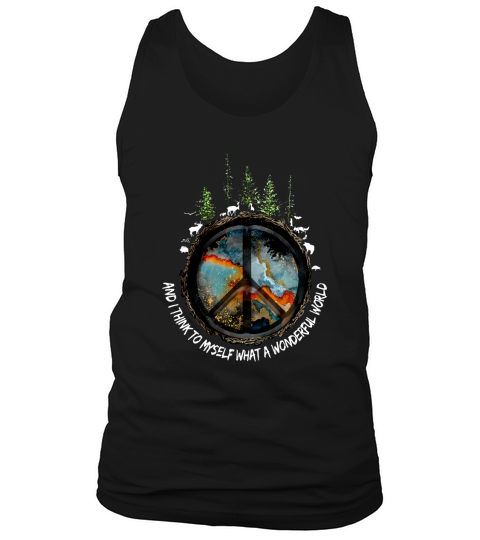 And I think to myself what a wonderful world Tank Top Unisex