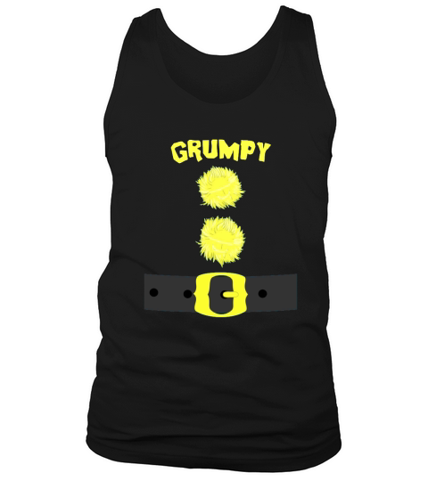 Grumpy Snow White 7 Dwarfs Bashful Sneezy Dopey Sleepy Happy Doc T-Shirt Tank Top Unisex