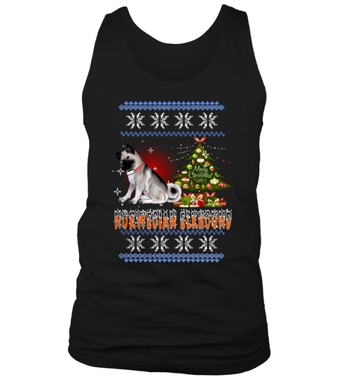Norwegian Elkhound Christmas Day Norwegian Elkhound Black Friday Tank Top Unisex