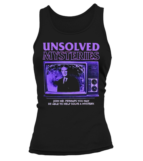 Unsolved mysteries Robert Stack shirt Tank top Woman