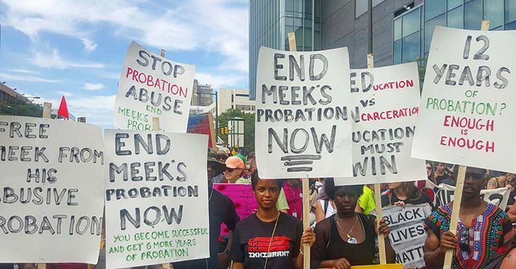 Meek Mill Fans Protest