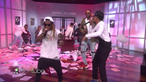 Chance-The-Rapper-No-Problem-Feat.-Lil-Wayne-2-Chainz-Live-@-The-Ellen-Show-BMF