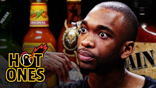 Jay-Pharoah-Has-a-Staring-Contest-While-Eating-Spicy-Wings-Hot-Ones