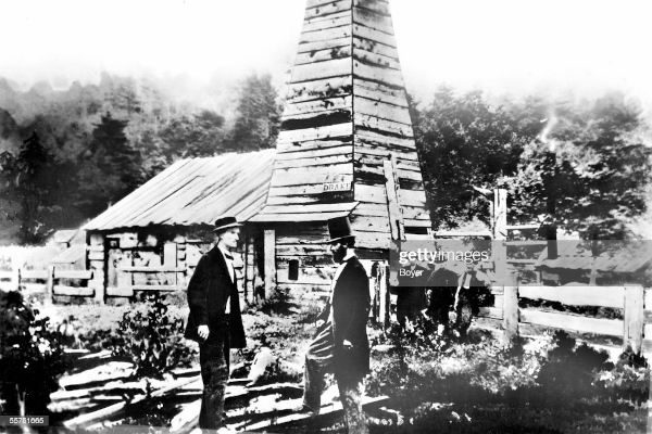 First Oil Well Installed By Colonel Drake