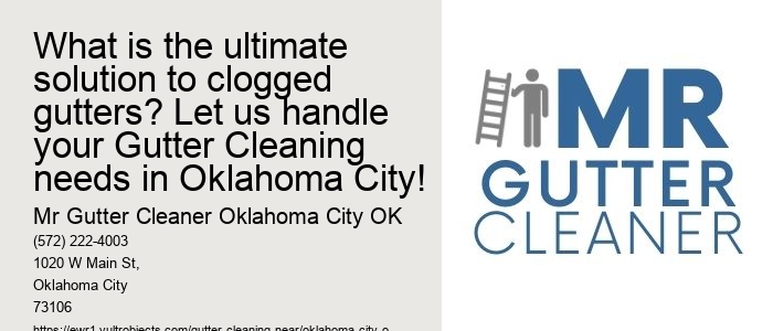 What is the ultimate solution to clogged gutters? Let us handle your Gutter Cleaning needs in Oklahoma City!